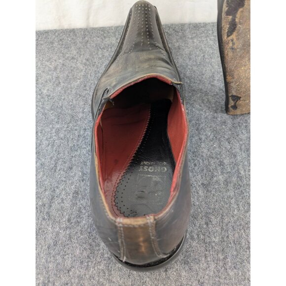 Jo Ghost Men’s Slip-On Shoes EU 39 US 6.5 Italy Distressed Leather Resoled Heels - Picture 8 of 16